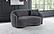 Brookside Velvet Upholstered Curved Loveseat Dark Grey by Coaster