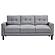Bowen Upholstered Track Arms Tufted Sofa Grey by Coaster
