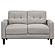 Bowen Upholstered Track Arms Tufted Loveseat Beige by Coaster