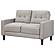 Bowen Upholstered Track Arms Tufted Loveseat Beige by Coaster