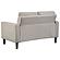 Bowen Upholstered Track Arms Tufted Loveseat Beige by Coaster