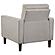 Bowen Upholstered Track Arms Tufted Chair Beige by Coaster