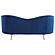 Sophia Upholstered Camel Back Loveseat Blue by Coaster