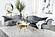 Sophia 2-piece Upholstered Channel Tufted Sofa Set Grey by Coaster