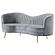 Sophia Upholstered Channel Tufted Loveseat Grey by Coaster