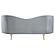 Sophia Upholstered Channel Tufted Loveseat Grey by Coaster