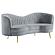 Sophia Upholstered Channel Tufted Loveseat Grey by Coaster
