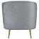 Sophia Upholstered Channel Tufted Barrel Accent Chair Grey by Coaster