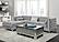 Bellaire Button-tufted Upholstered Sectional Silver by Coaster