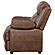 Ellington Upholstered Padded Arm Accent Chair Dark Brown by Coaster