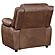 Ellington Upholstered Padded Arm Accent Chair Dark Brown by Coaster