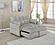 Cotswold Tufted Cushion Sleeper Sofa Bed Light Grey by Coaster