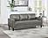 Ruth Upholstered Track Arm Faux Leather Sofa Grey by Coaster