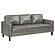 Ruth 2-piece Upholstered Track Arm Faux Leather Sofa Set Grey by Coaster