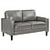 Ruth 2-piece Upholstered Track Arm Faux Leather Sofa Set Grey by Coaster