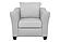 Salizar Upholstered Track Arm Fabric Accent Chair Grey Mist by Coaster