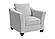 Salizar Upholstered Track Arm Fabric Accent Chair Grey Mist by Coaster