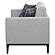 Apperson Cushioned Back Loveseat Light Grey by Coaster