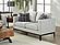 Apperson Cushioned Back Loveseat Light Grey by Coaster