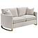 Corliss 2-piece Arched Arms Living Room Set Beige and Rose Brass by Coaster