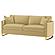 Corliss Upholstered Curved Track Arm Sofa Camel by Coaster