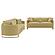 Corliss 2-piece Velvet Upholstered Sofa Set Camel by Coaster