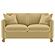Corliss Upholstered Curved Track Arm Loveseat Camel by Coaster