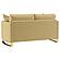 Corliss Upholstered Curved Track Arm Loveseat Camel by Coaster