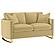 Corliss Upholstered Curved Track Arm Loveseat Camel by Coaster