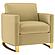 Corliss Upholstered Curved Track Arm Chair Camel by Coaster