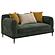 Jade 2-piece Chenille Upholstered Sofa Set Green by Coaster