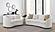 Rainn 2-piece Upholstered Tight Back Living Room Set Latte by Coaster