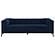 Chalet Tuxedo Arm Sofa Blue by Coaster