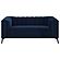 Chalet 2-piece Tuxedo Arm Living Room Set Blue by Coaster