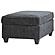 Mccord Upholstered Ottoman Dark Grey by Coaster