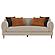 Jade Chenille Upholstered Sculpted Track Arm Sofa Latte by Coaster