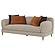 Jade Chenille Upholstered Sculpted Track Arm Sofa Latte by Coaster