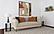 Jade Chenille Upholstered Sculpted Track Arm Sofa Latte by Coaster