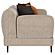 Jade 2-piece Chenille Upholstered Sofa Set Latte by Coaster