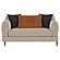 Jade Chenille Upholstered Sculpted Track Arm Loveseat Latte by Coaster