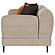 Jade Chenille Upholstered Sculpted Track Arm Loveseat Latte by Coaster