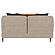 Jade Chenille Upholstered Sculpted Track Arm Loveseat Latte by Coaster