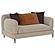 Jade Chenille Upholstered Sculpted Track Arm Loveseat Latte by Coaster