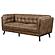 Thatcher Upholstered Button Tufted Sofa Brown by Coaster