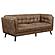 Thatcher Upholstered Button Tufted Sofa Brown by Coaster