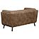 Thatcher Upholstered Button Tufted Loveseat Brown by Coaster