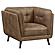 Thatcher Upholstered Button Tufted Chair Brown by Coaster