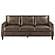 Leaton Upholstered Recessed Arms Sofa Brown Sugar by Coaster