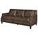 Leaton Upholstered Recessed Arms Sofa Brown Sugar by Coaster