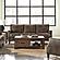 Leaton Upholstered Recessed Arms Sofa Brown Sugar by Coaster